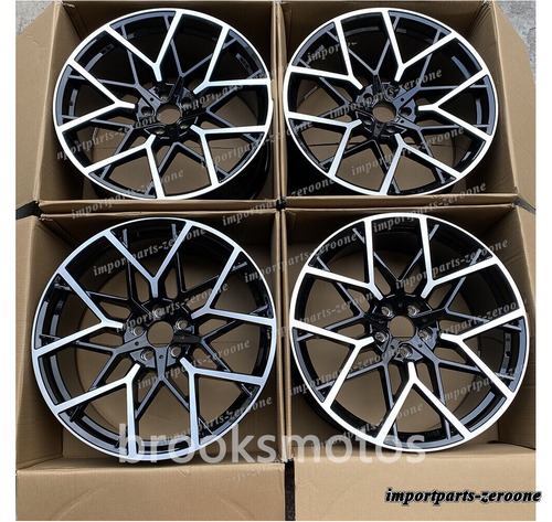 22インチ ニュースタイル ブラック ホイール BMW X5 E70 F15 X6 E71 F16 5x120 795 4本セット -BRN-11830★