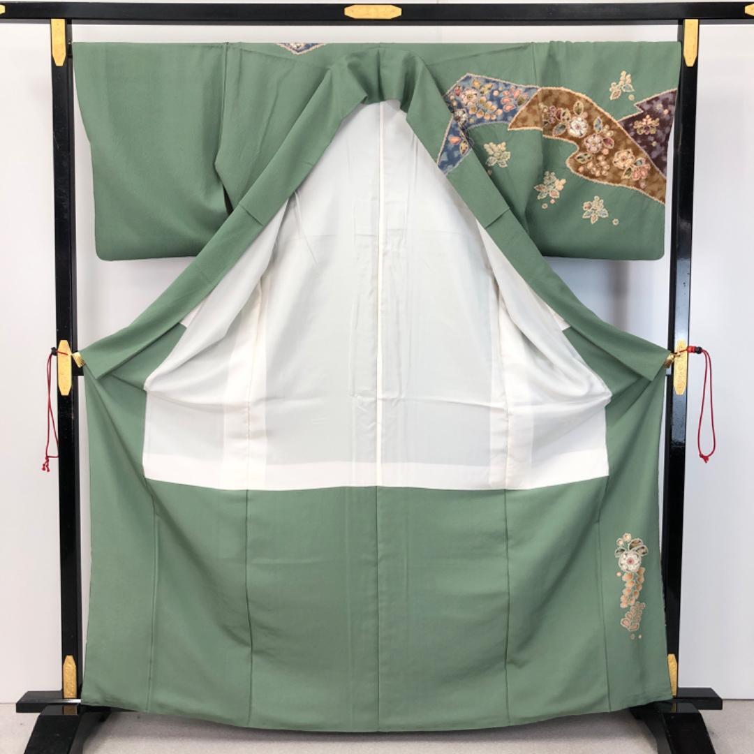 訪問着 十日町桐谷翠山工房 臈纐纈師 辻が花絞り トールサイズ K