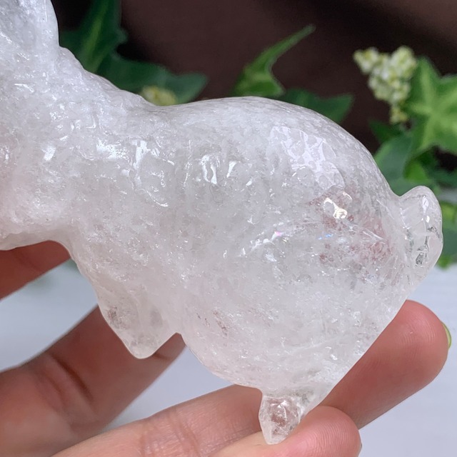 1.可愛い水晶うさぎさん