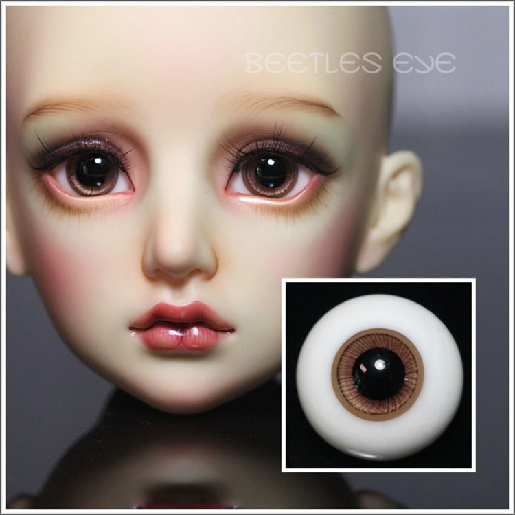 14mm ドール グラスアイ 人形 TE-05 MSD BJD