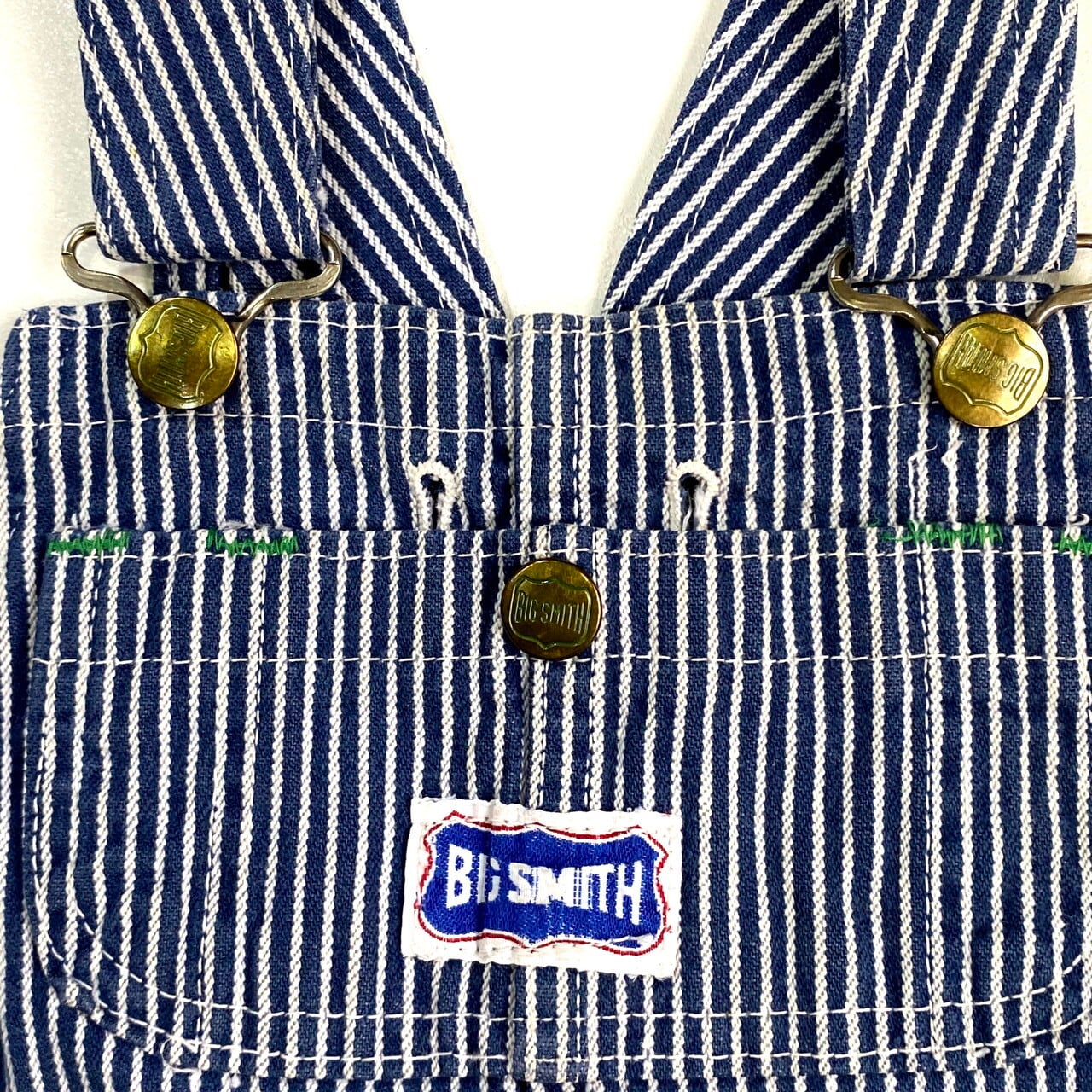 kids】80年代 USA製 ビッグスミス デニム オーバーオール キッズ 1歳位