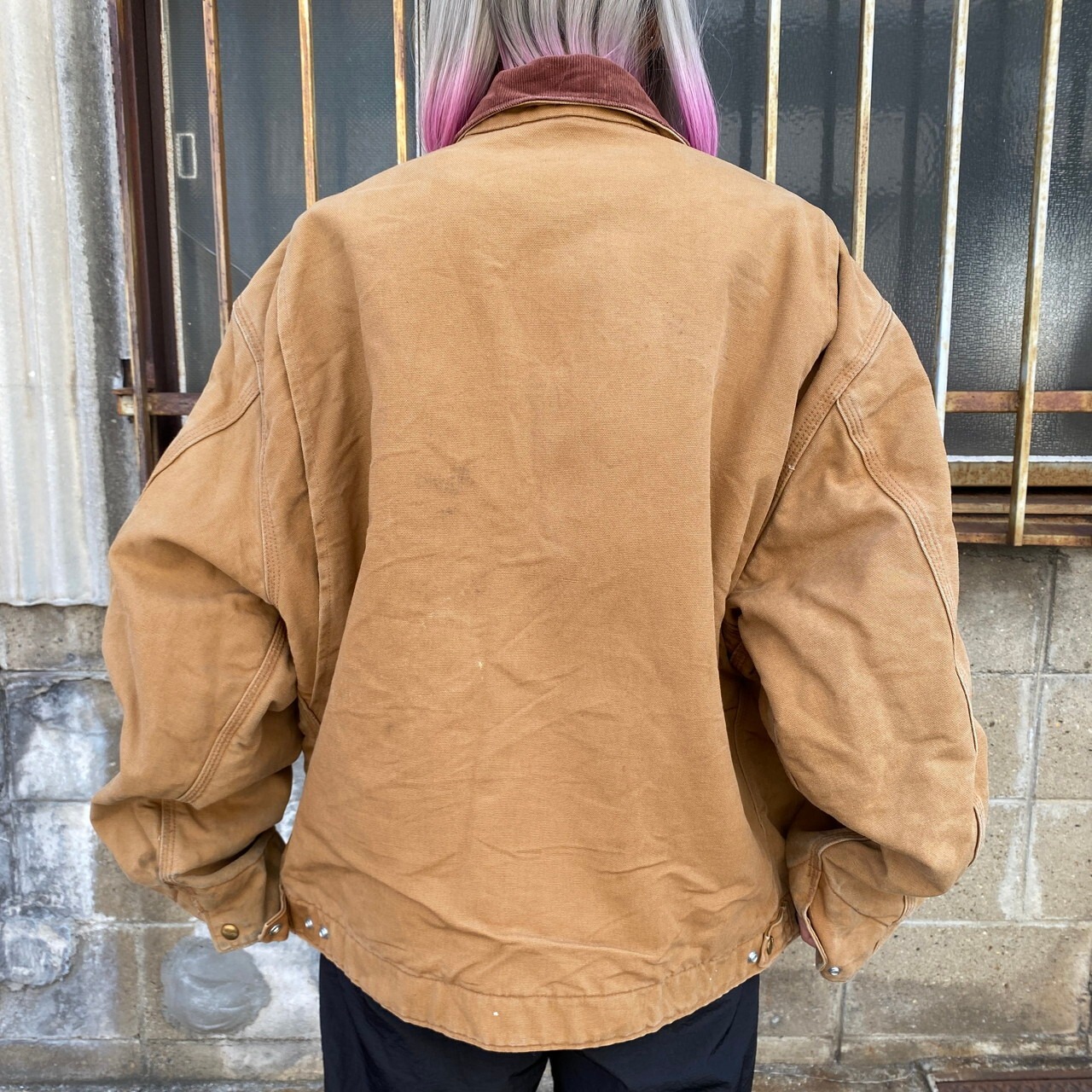 USA製 Carhartt カーハート デトロイトジャケット LOCAL79 ロゴ 