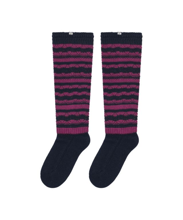 [COYSEIO] STRIPED MORI KNEE SOCKS NAVY 正規品 韓国ブランド 韓国通販 韓国代行 韓国ファッション コイセイオ 日本 店舗