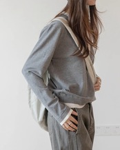 Fake layered Knit T20283