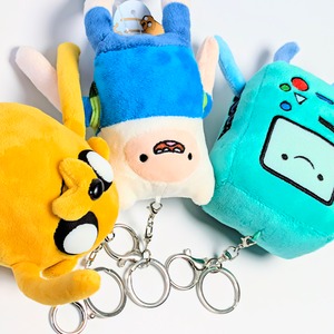⚡️US・Korea Exclusive⚡️【 Adventure Time ( アドベンチャータイム ) 】 Plush KeyHolder プラッシュキーホルダー / マスコット / ぬいぐるみキーホルダー〚アメリカン雑貨 アメトイ〛