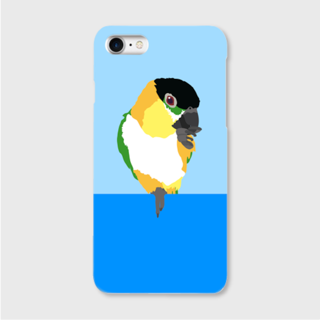 iPhoneケース ズグロシロハラインコ 【各機種対応】