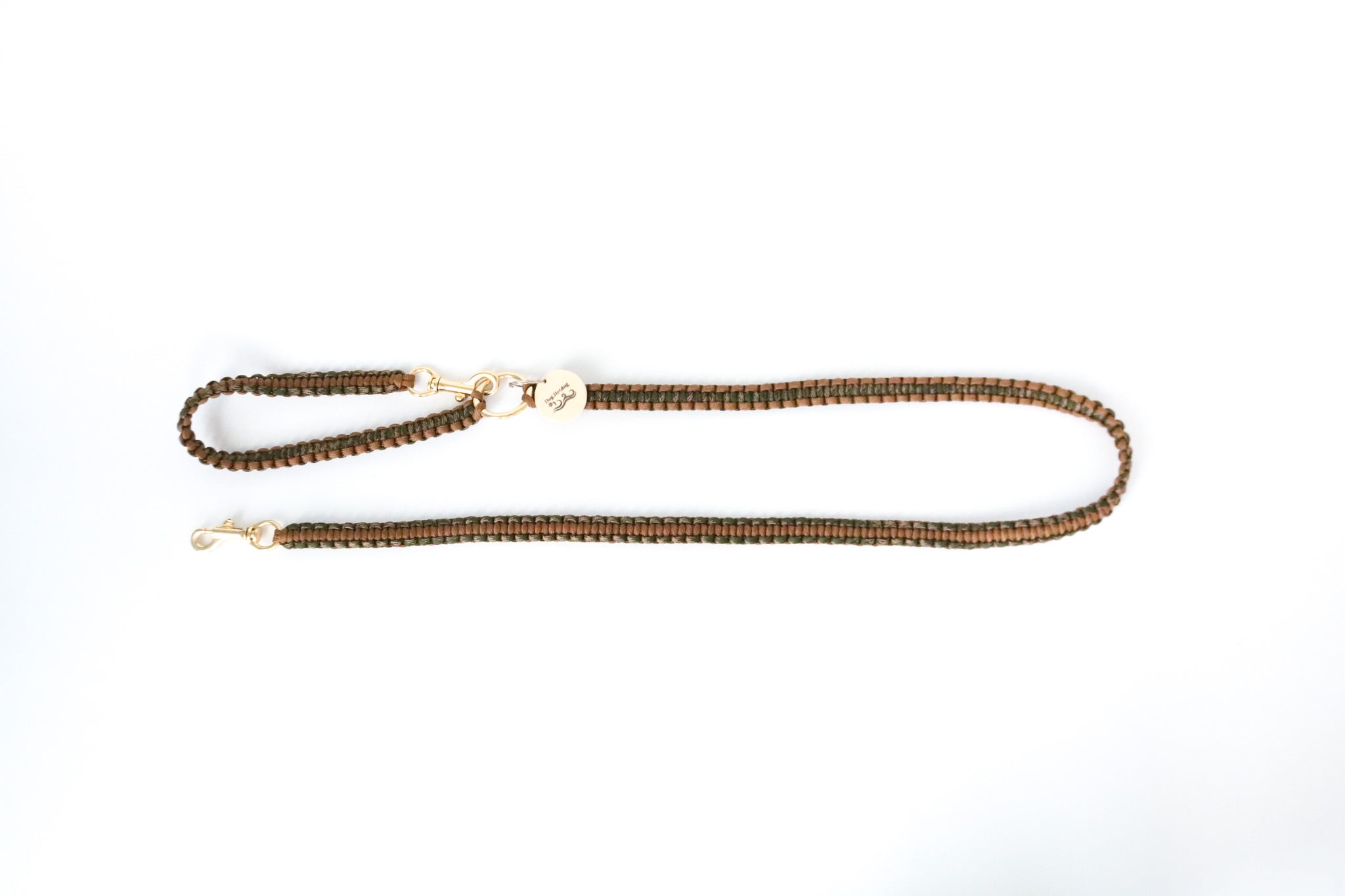 ミリタリーブラウン パラコードリード | Dog.Hotdog