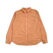 Crocodile クロコダイル ギンガムチェック 長袖 シャツ L/オレンジ系 レディース JAPAN FABRIC