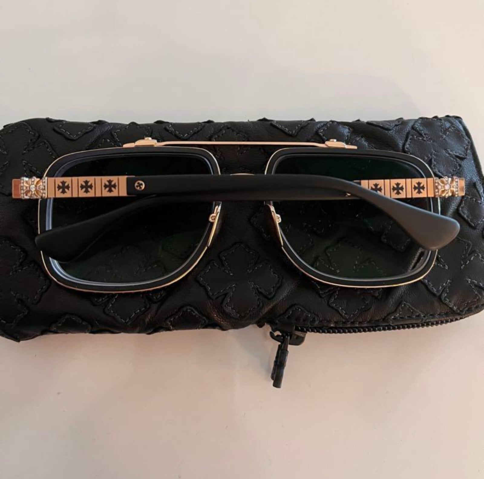 CHROME HEARTS クロムハーツ ダイヤ入り サングラス メガネ メガネ