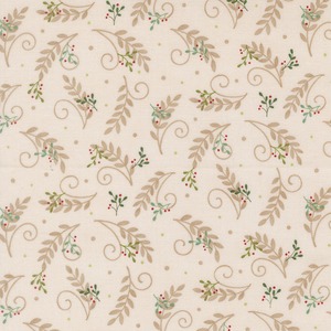 限定数3！  When Snow Falls 56175-11 冬の小枝 スノーホワイト　55 X45cmカット販売