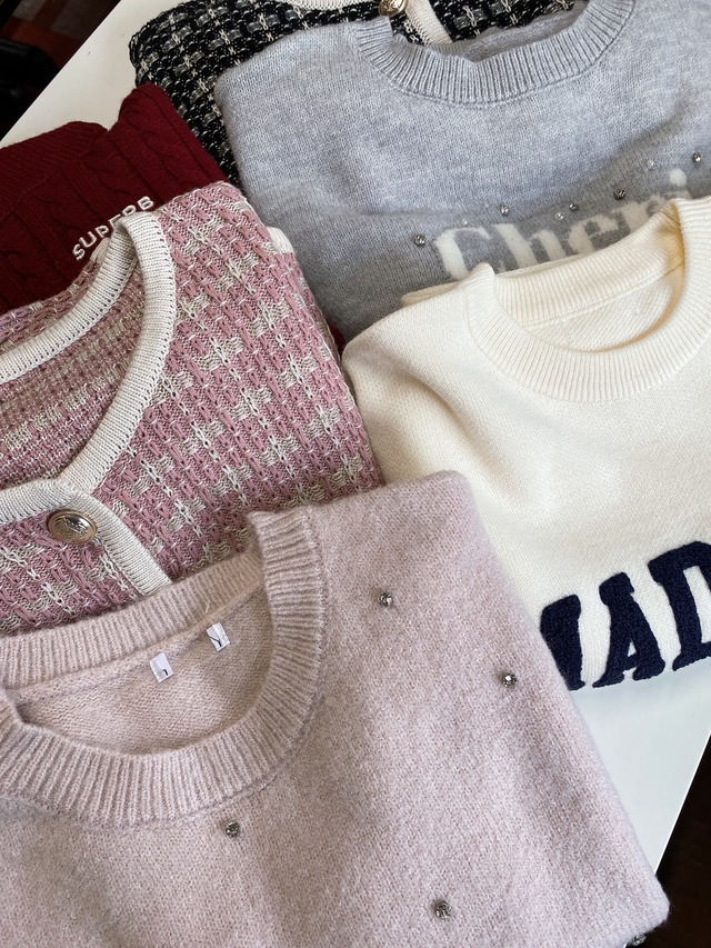 【クリアランス特価】レディースニットカットソー3着詰め合わせ❣️