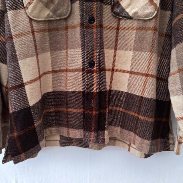 1960~70s Arrow Wool CPO Shirt Made in USA / アローアンカーボタン