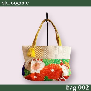 kimono bag 002 / obi bag　着物バッグ、帯バッグ、着物リメイク、帯リメイク