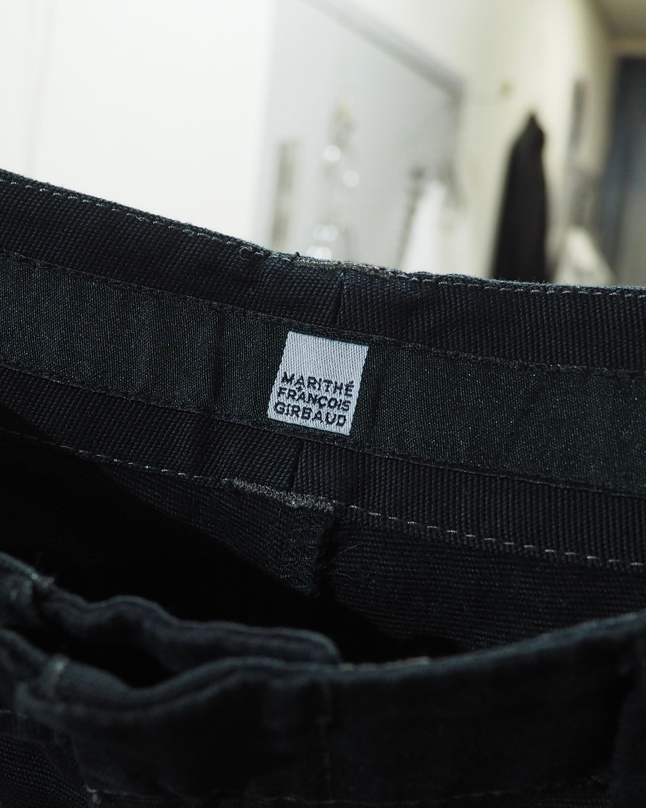 ” MARITHE + FRANCOIS GIRBAUD ” Black Shuttle Wide Cargo Pants