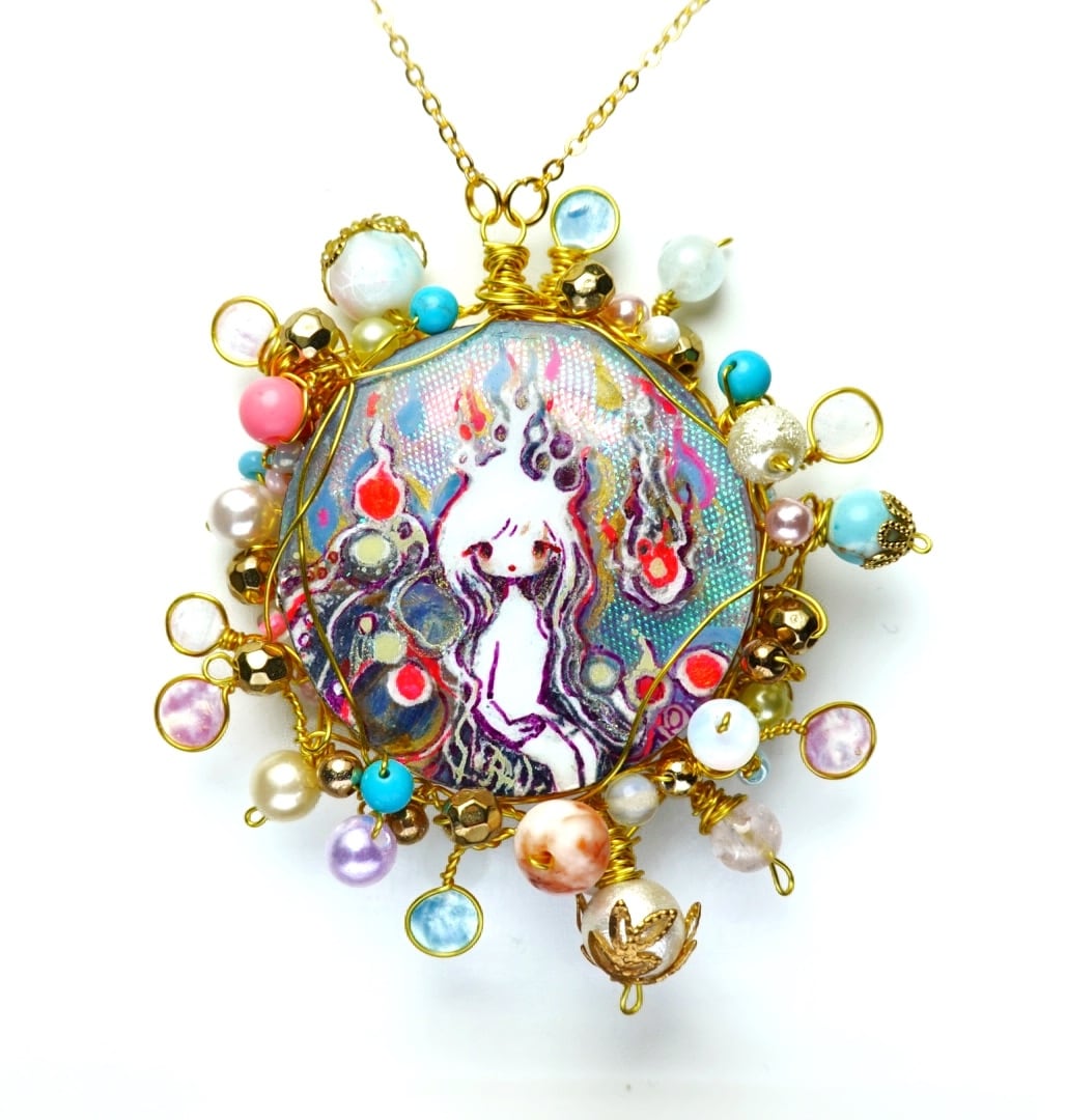 キングソワカ ペンダント 黄菊しーく kikuo キングソワカ」ペンダント/pendant – MOTTO ART