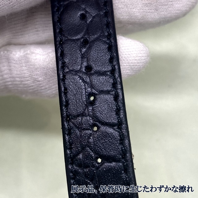 【訳あり品／展示品／小傷変色あり】本数限定特価 レクタンギュラー|ゴールドレザー(ブラック)