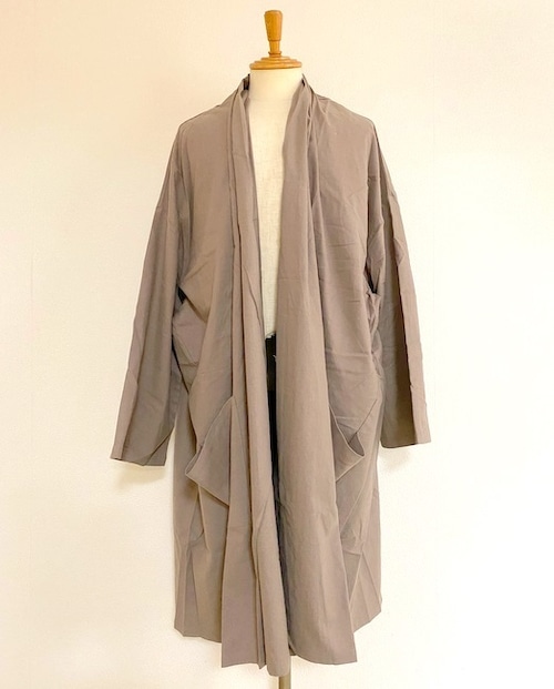 Gown Like Design Cardigan　Greige