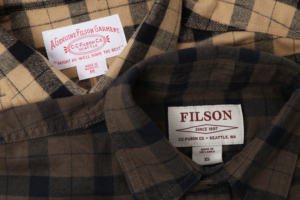 FILSON ブラックレーベル レア名作Historic Shirt