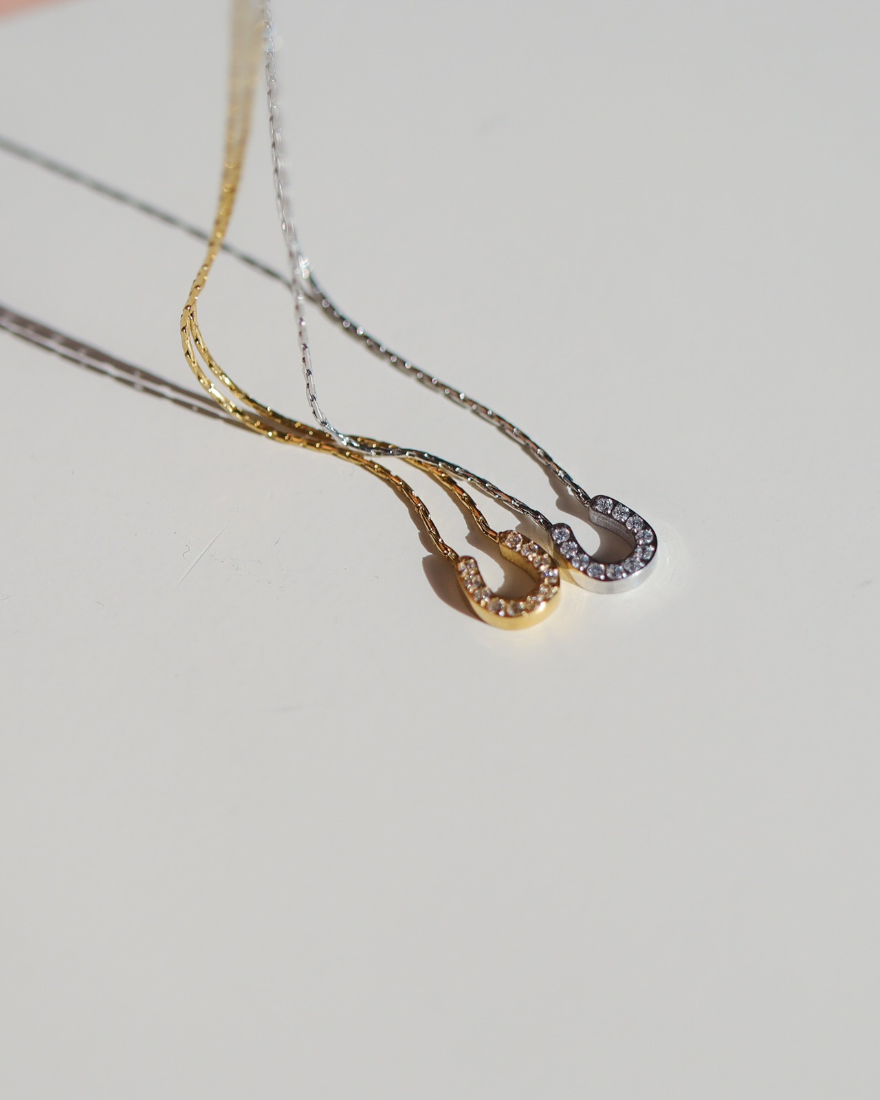 11/7(金)21時新作発売*stainless horseshoe necklace