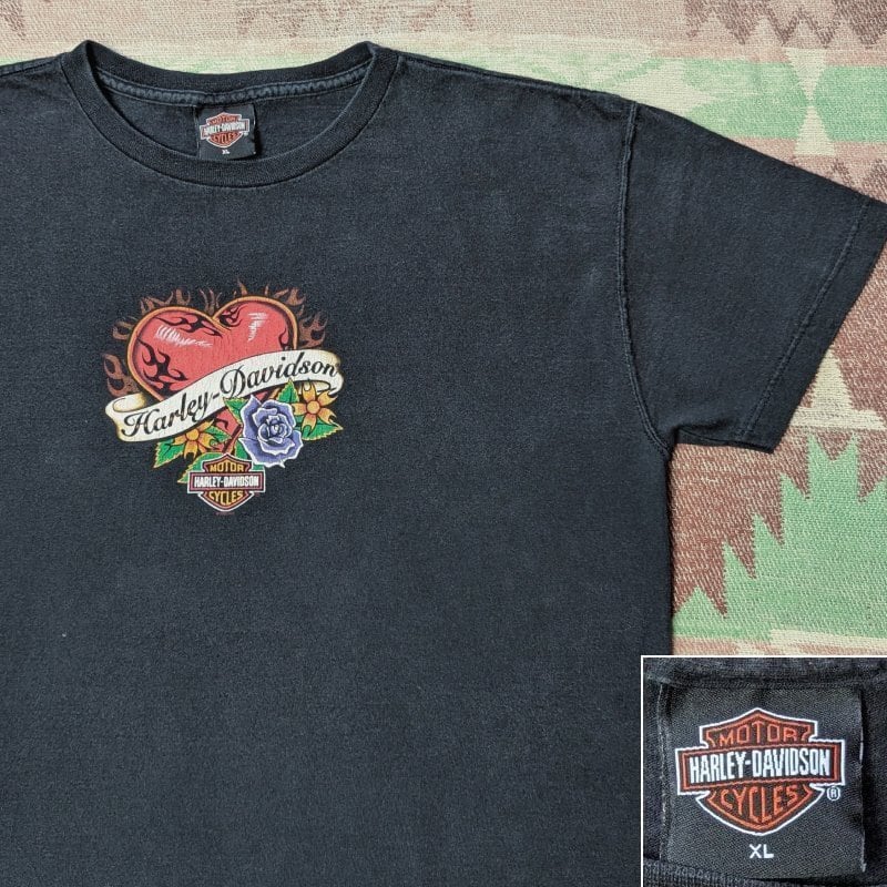 2000s HARLEY-DAVIDSON Print HOLOUBEK T-Shirt (XL) Thunder Creek