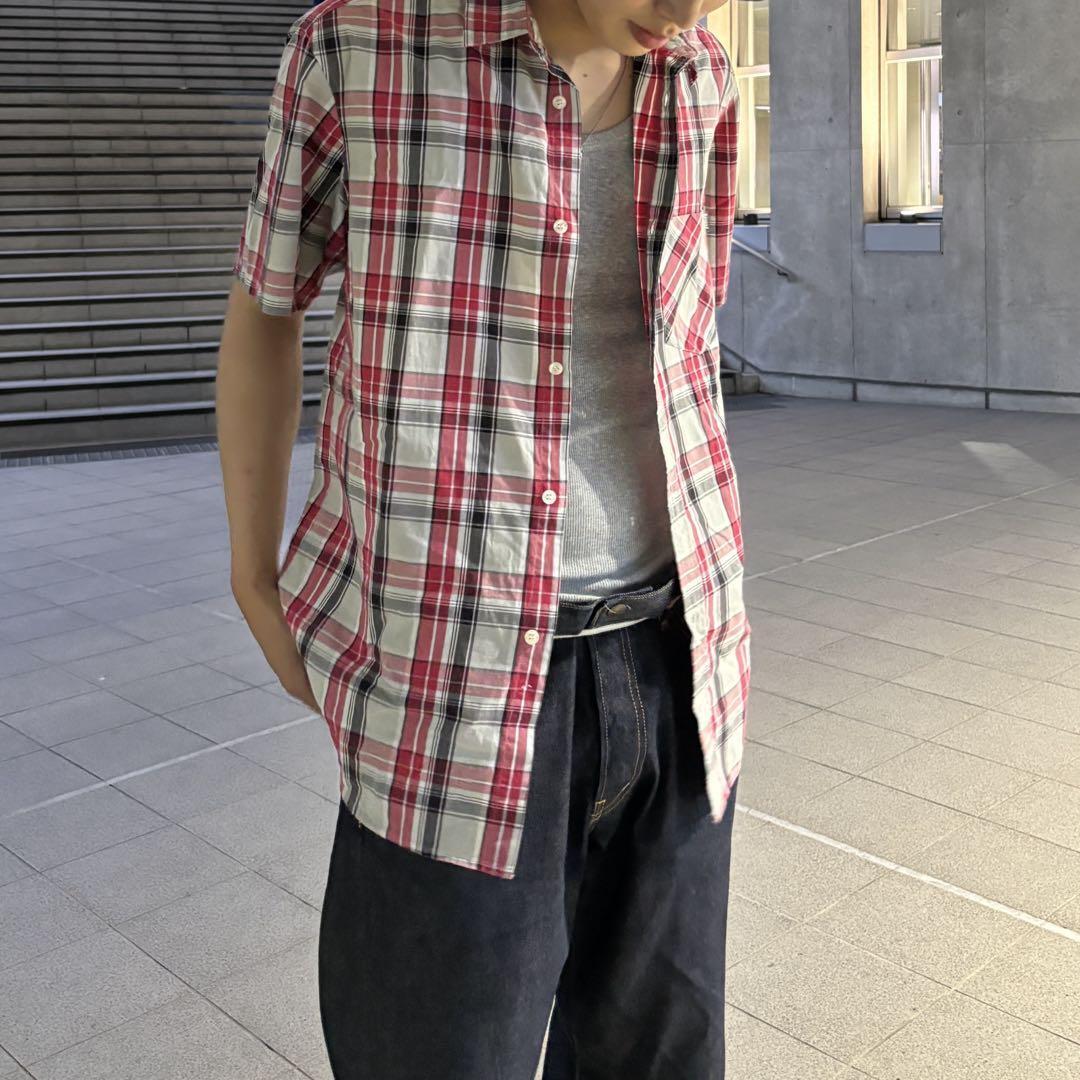 80s old stussy classic check shirt L size | nawona 80s old stussy classic check shirt L size | nawona