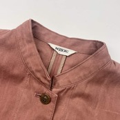 INGEBORG インゲボルグ バンドカラー ジャケット S/くすみピンク レディース ピンクハウス