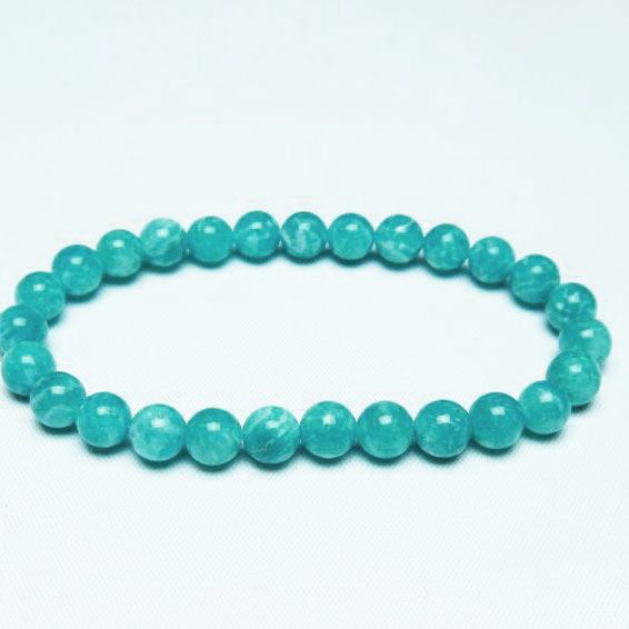 アマゾナイト ブレスレット 7mm 一点物 メール便可 [M便 1/10] 111-47818