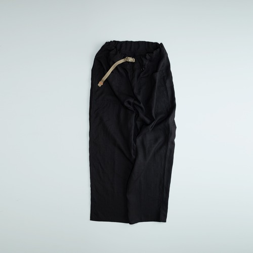 SUPERFAT PANTS　Safilin Linen　BLACK