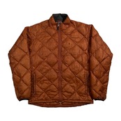 90s MOONSTONE ムーンストーン キルティング ダウンジャケット サイズ M /グースダウン/ビンテージ/オレンジブラウン系