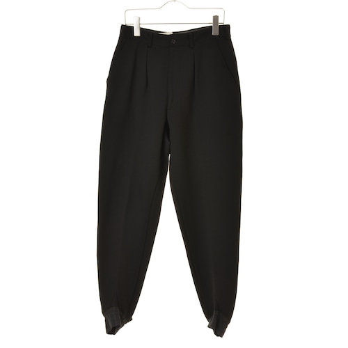 COMME des GARCONS HOMME PLUS / コムデギャルソンオムプリュス80s archive PT-05026 タック テーパード トレンカ ジャージー スラックスパンツ