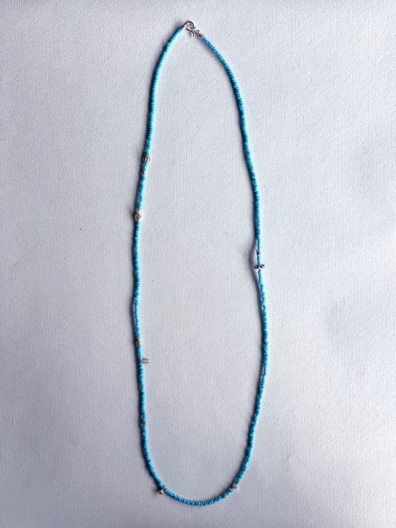 tay original／Beads long necklace（beads×silver）