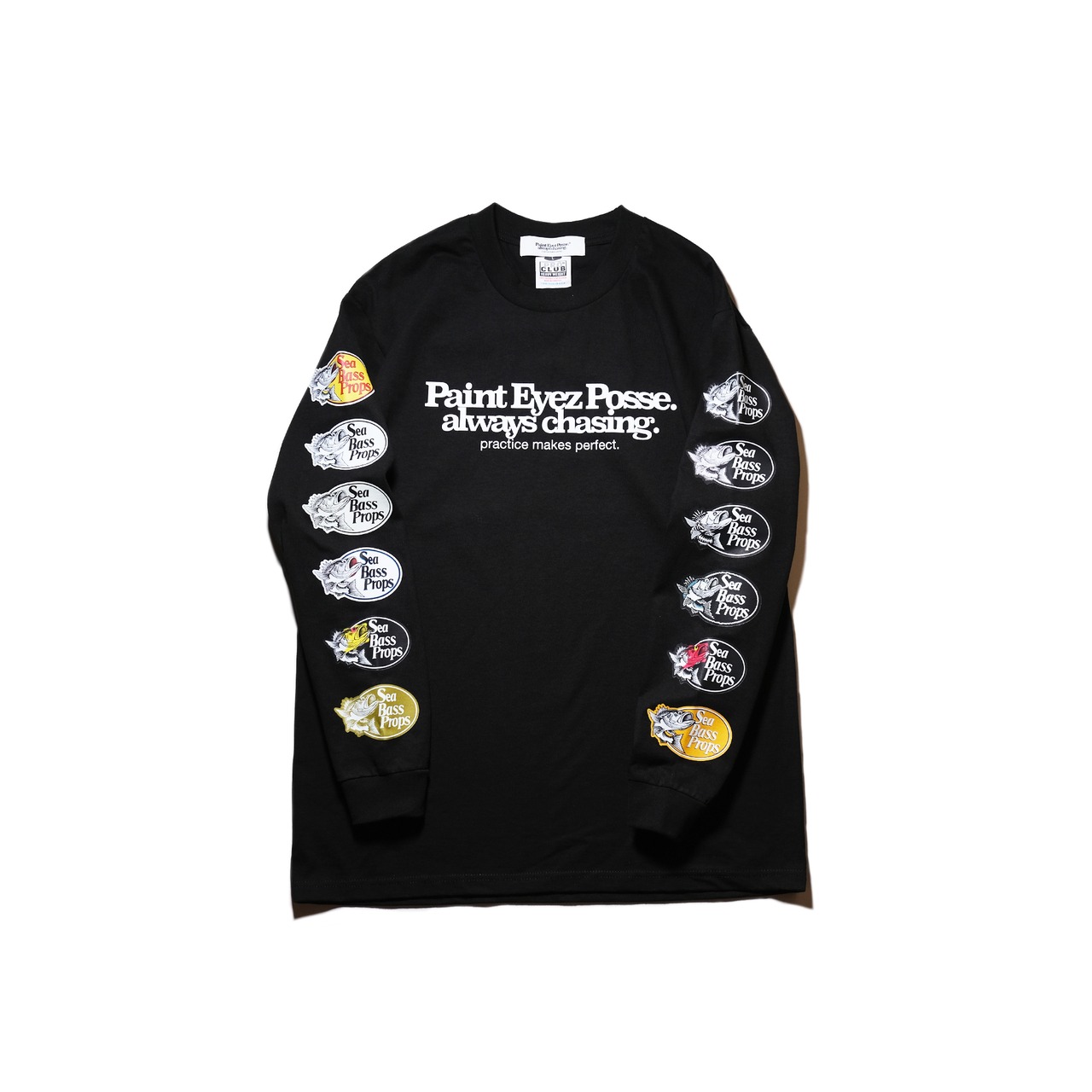 PEP LIMITED STICKER ARCHIVE L/S TEE / BLACK
