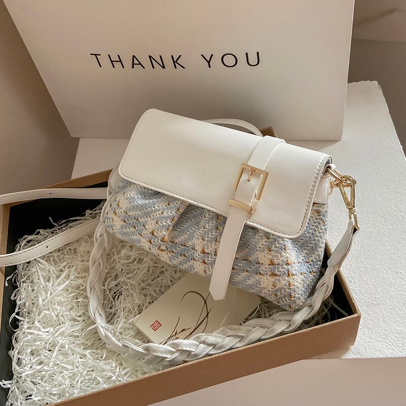 サマー 夏物 スクウェア メッセンジャーバッグ 手作りハンドバック26658854391