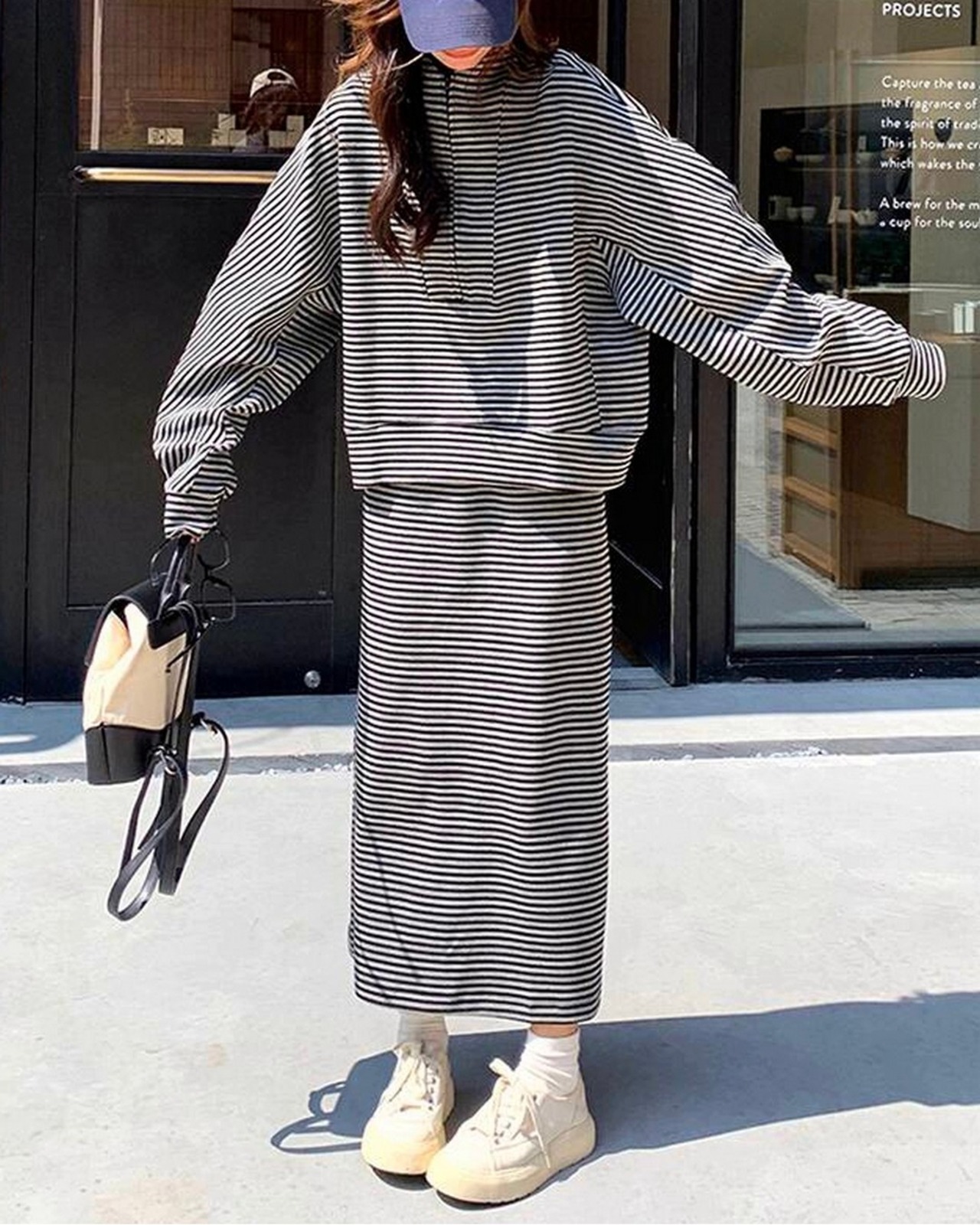 スカートツーピーススーツセットアップ A0551 - 8