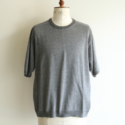 STILL BY HAND【 mens 】melange knit t-shirt