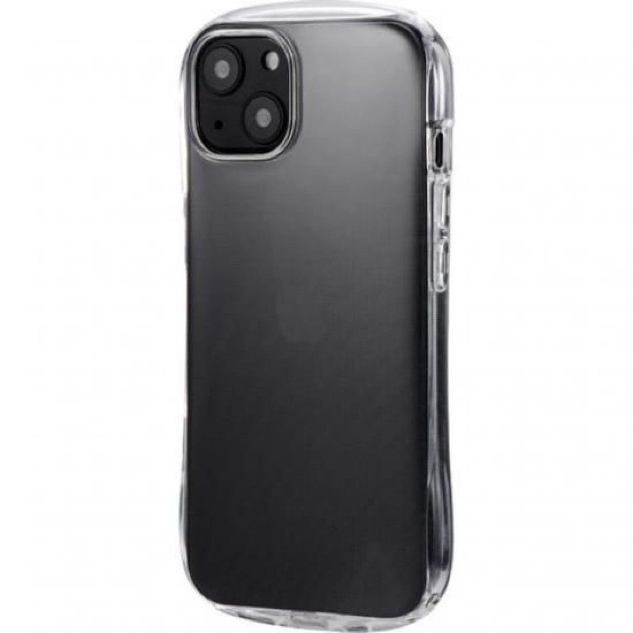 iPhone 13 ソフトケース クリア 高グリップ 黄変しにくい ドイツメーカー製TPU ラウンドフォルム ストラップホール付