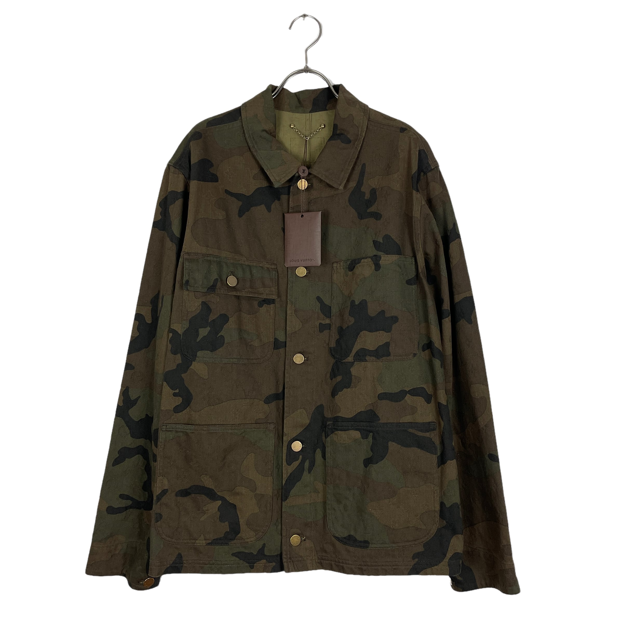 supreme louis vuitton デニムジャケット　camo