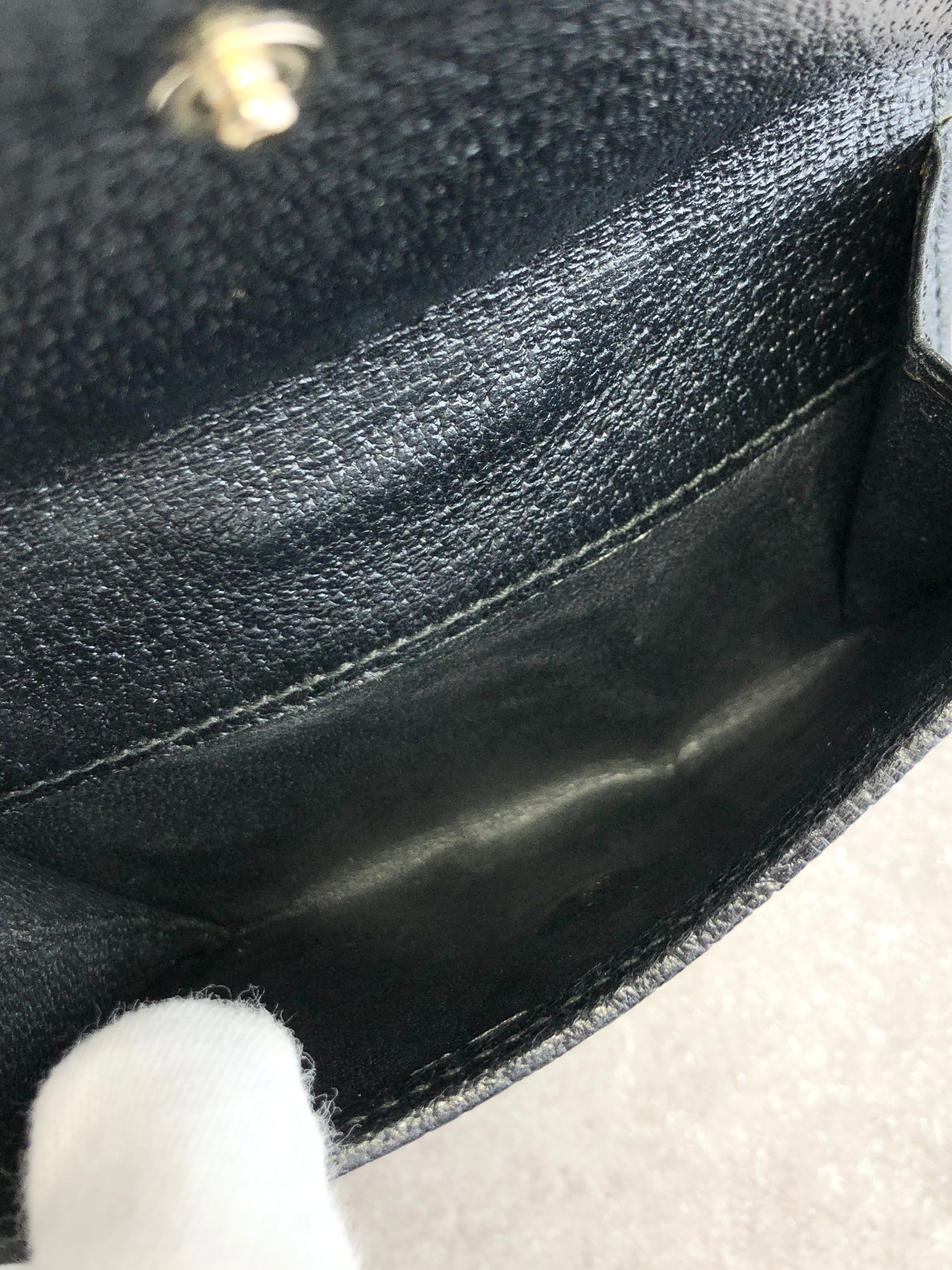 GUCCI グッチ 財布 ブラック バンブー キャンバス 二つ折り財布