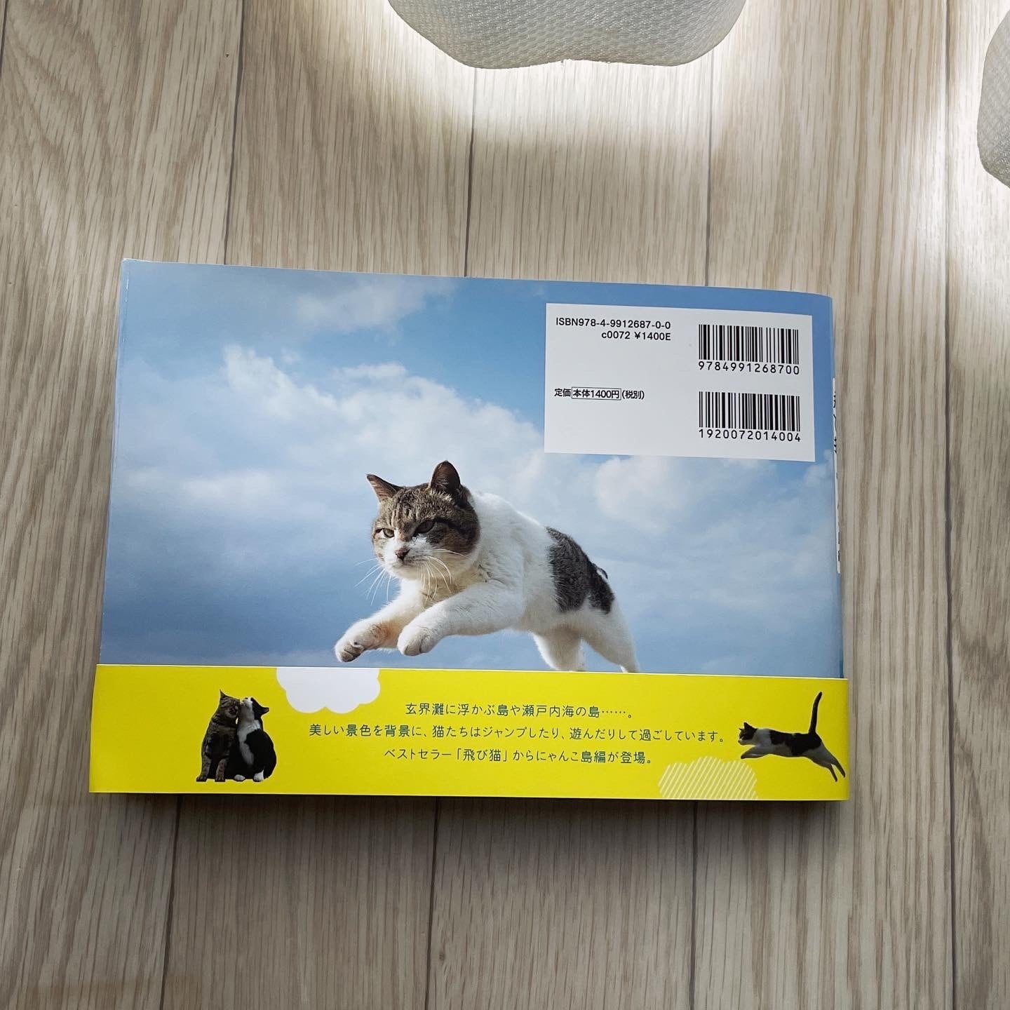 新作写真集「飛び猫・にゃんこ島編」＆「どら猫」写真集セット（送料