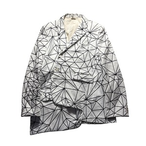 2018aw COMME des GARCONS HOMME PLUS deformation white polyester jacket
