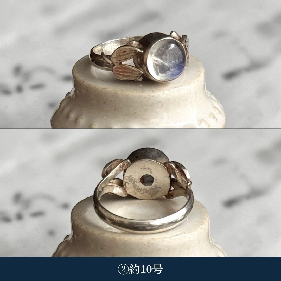 Nepali ring -silver925-【import】moon stone | maruo
