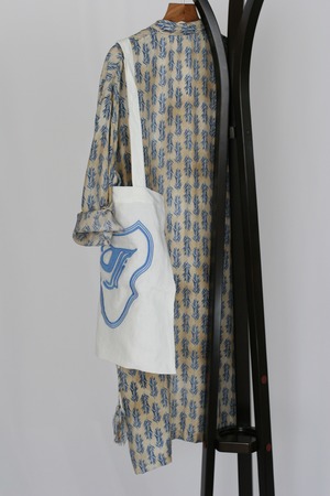 【TOWAVASE】sac bag / White × Blue（mdm01-10）