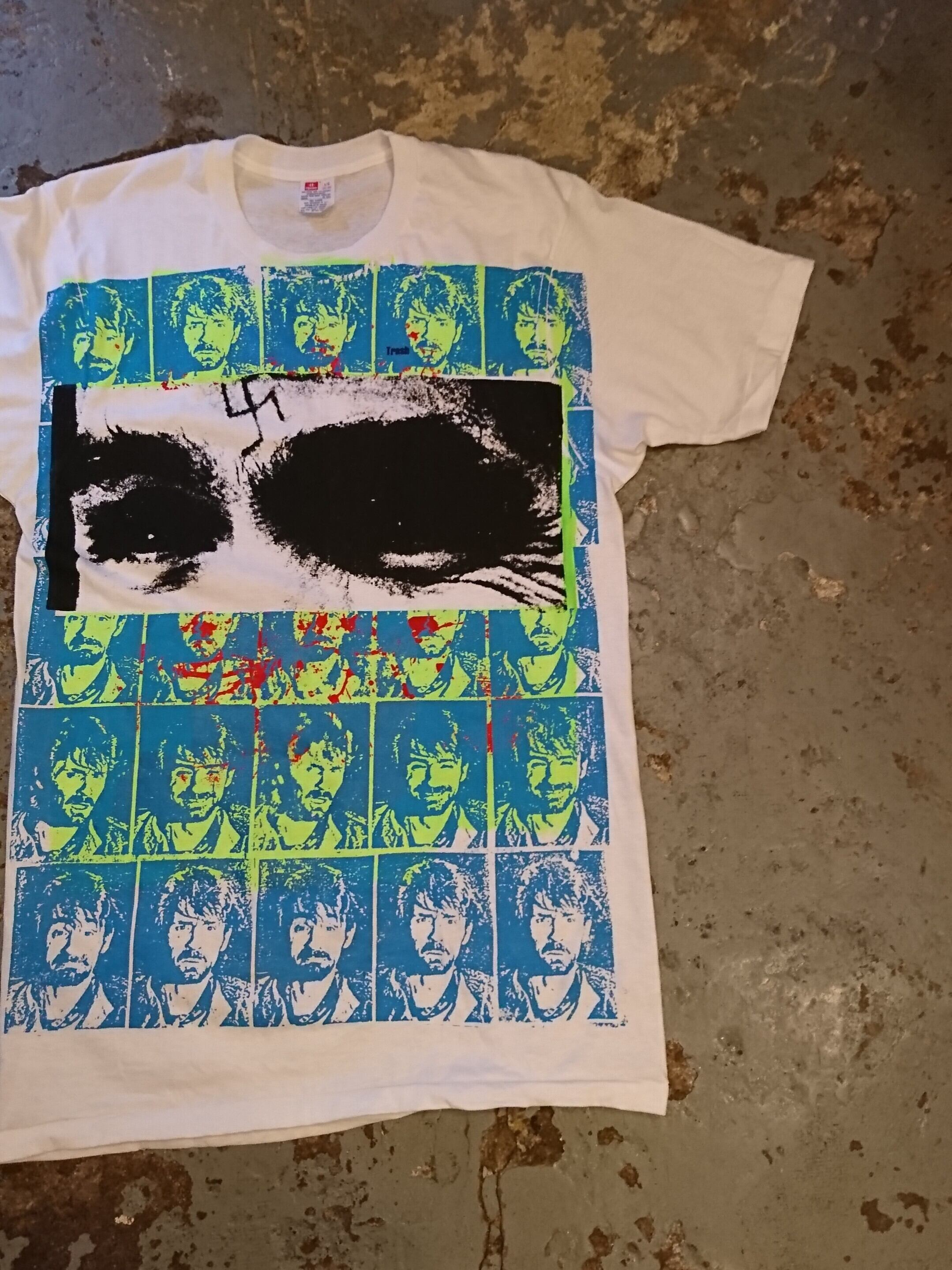 最新入荷 donrock Tシャツ 手刷り terror rock don ドンロック - Tシャツ⁄カットソー(半袖⁄袖なし)