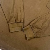 DAKS ダックス ポケット 長袖 ポロシャツ L/カーキベージュ系 メンズ ゴルフ