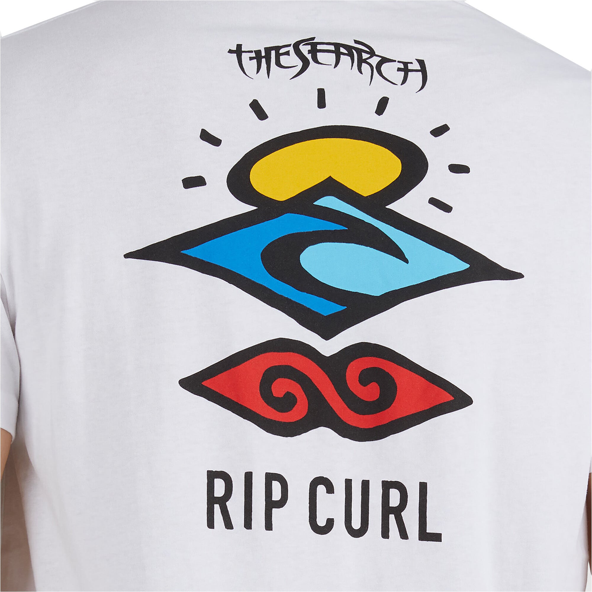 Rip Curl リップカール ラッシュガード メンズ ICONS OF SURF L S 長袖ラッシュガード コットン配合 12EMRV  MINERAL BLUE ラッシュガード