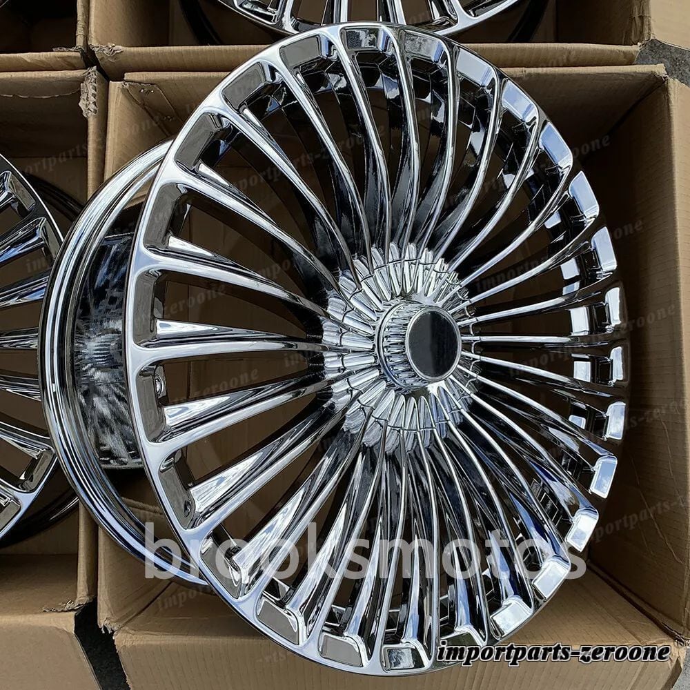 20インチクロームマルチスポークスタイルホイールフィットジャガーXJL