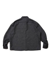 Melange Wool Work Shirt -Melange-