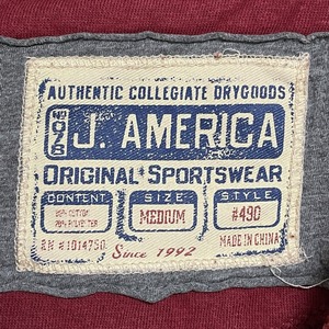 【JAMERICA】カレッジ ロゴ アイオワ州立大学 IOWA STATE UNIVERSITY 刺繍ロゴ バックロゴ ハーフジップ スナップ スウェット プルオーバー カンガルーポケットM US古着