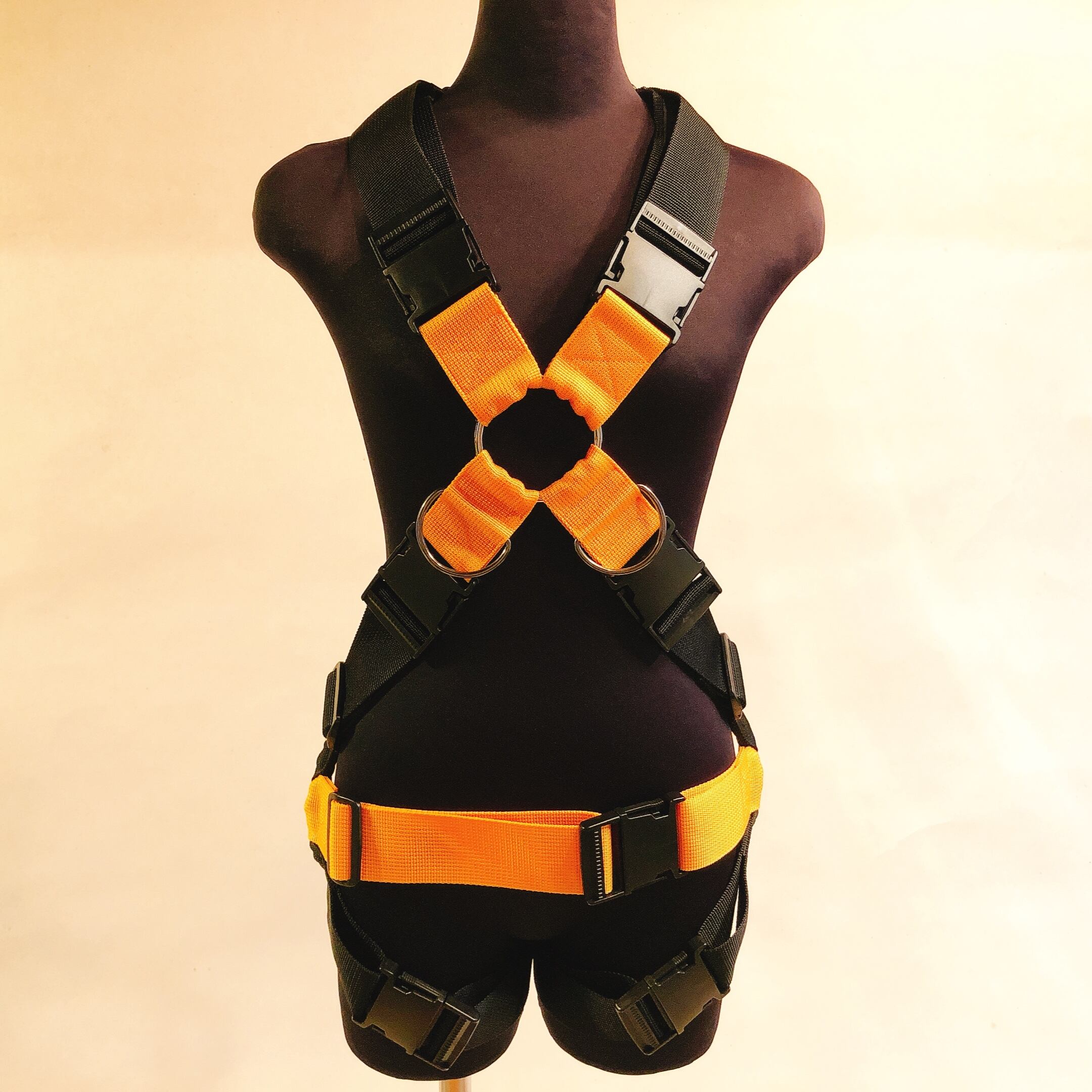 フルハーネス X型 ブラックオレンジ