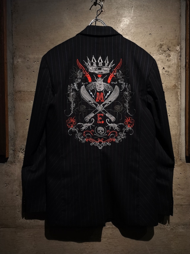 【Caka】"Marc ECKO" Special Embroidery Vintage Loose Tailored Jacket